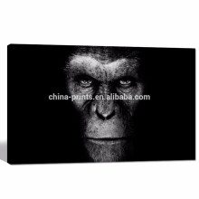 Mono noir et blanc Impression sur toile / accueil Décoration murale Art en toile / contemporain Animal Canvas Wall Art